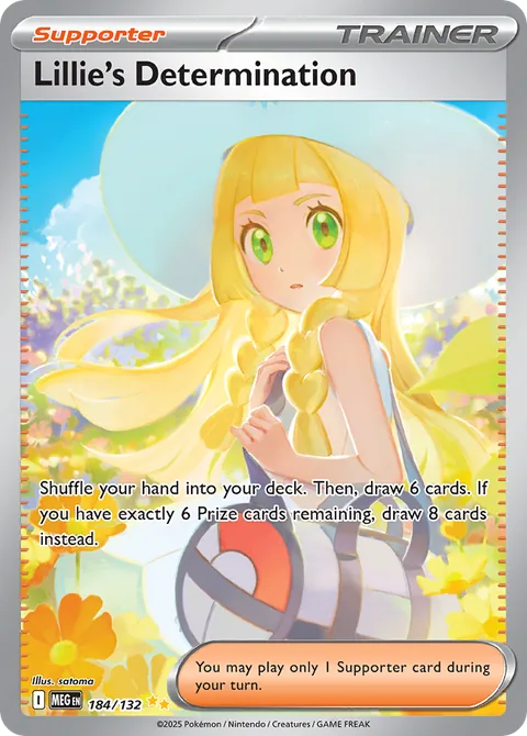 Lillie's Determination card, number 184/132, Special Illustration Rare