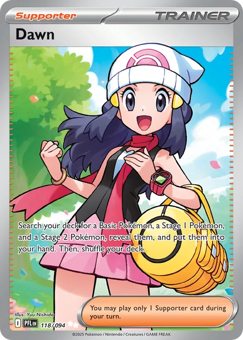Dawn card, number 118/094, Ultra Rare