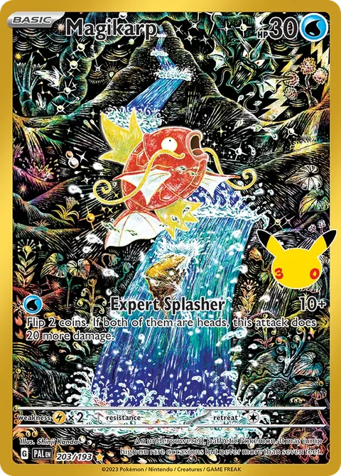 Magikarp card, number 203/193, Illustration Rare