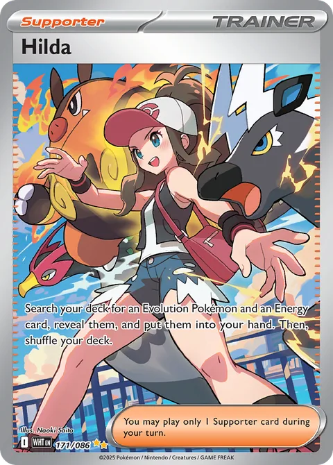 Hilda card, number 171/086, Special Illustration Rare