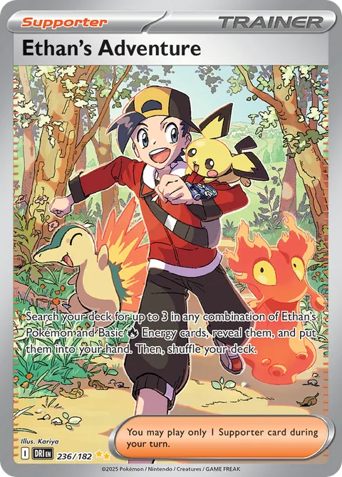 Ethan's Adventure card, number 236/182, Special Illustration Rare