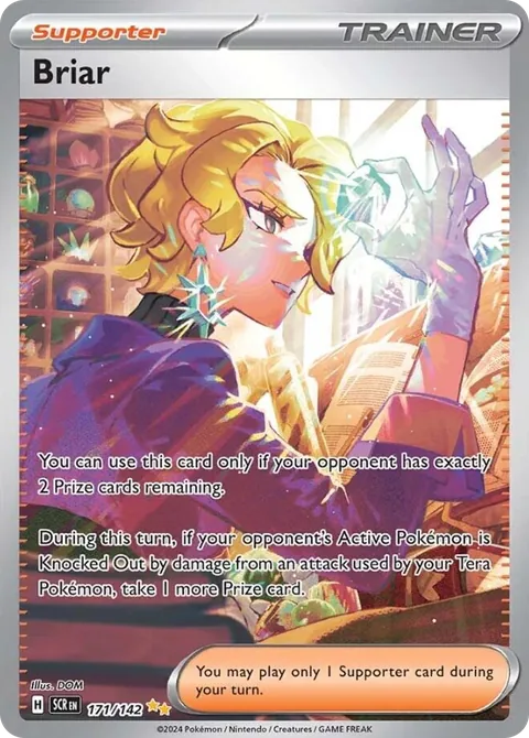 Briar card, number 171/142, Special Illustration Rare