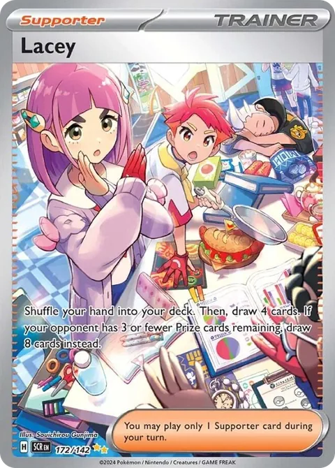 Lacey card, number 172/142, Special Illustration Rare