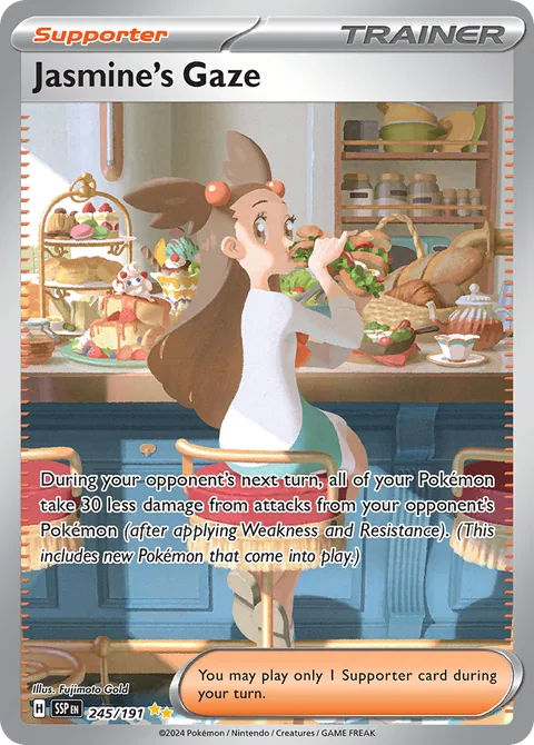 Jasmine's Gaze card, number 245/191, Special Illustration Rare